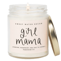 Girl Mama Soy Candle - Clear Jar - 9 oz (Wildflowers and Salt)