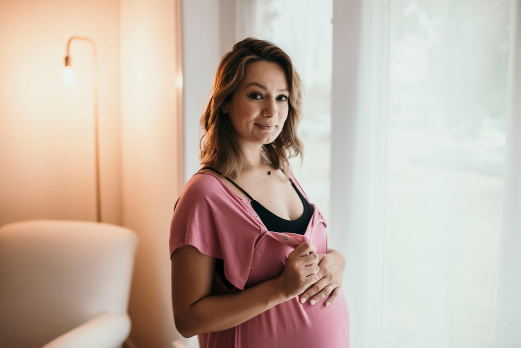 Rose Mommy Labor and Delivery Nursing Hoospital Gown