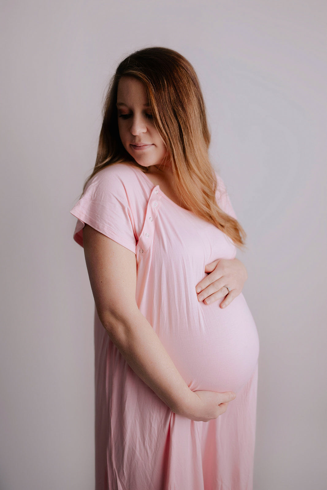 Light Pink Labor and Delivery Nursing Hospital Gown