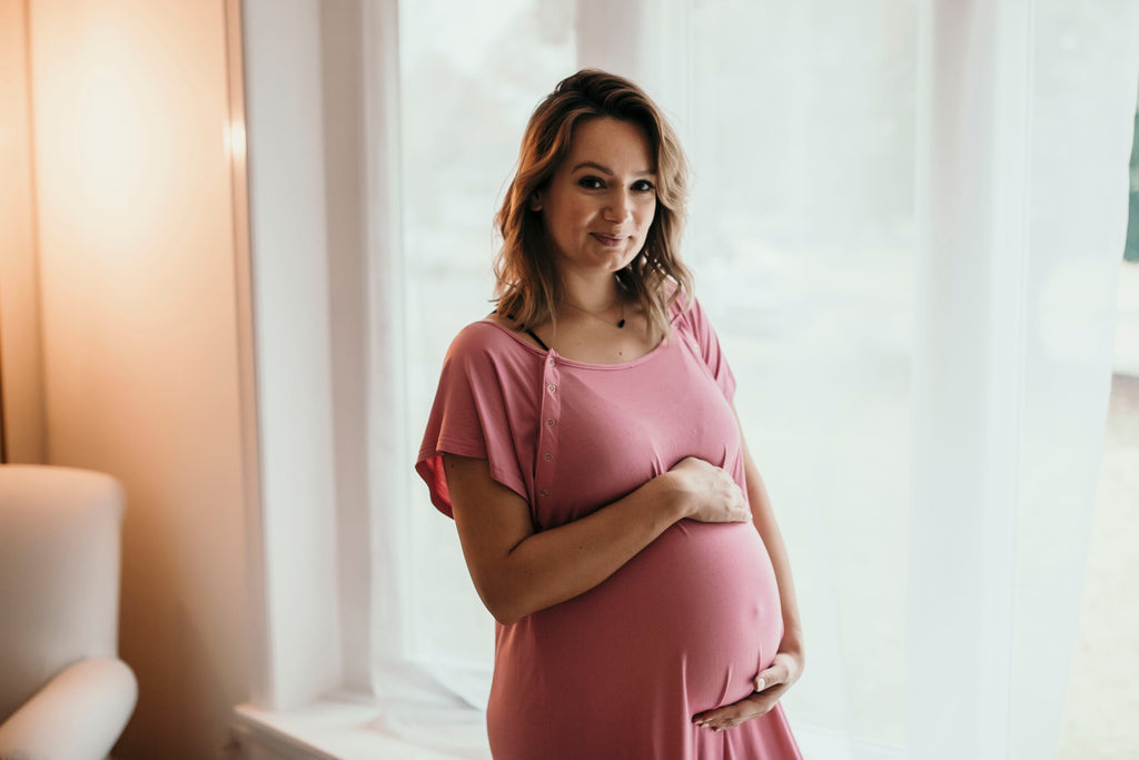 Rose Mommy Labor and Delivery Nursing Hoospital Gown