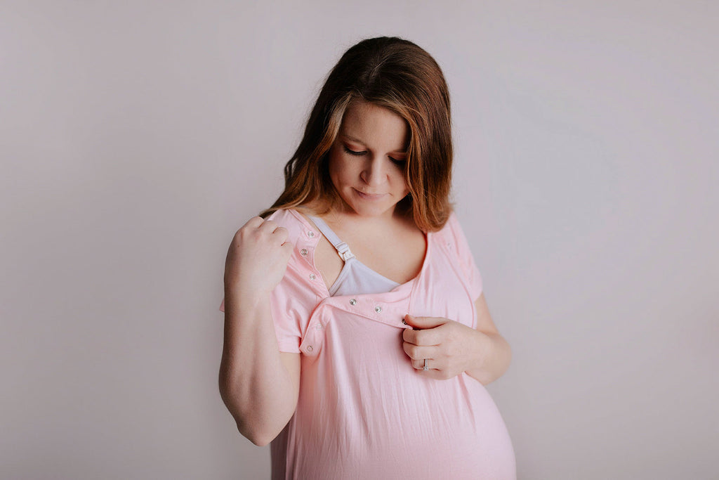 Light Pink Labor and Delivery Nursing Hospital Gown