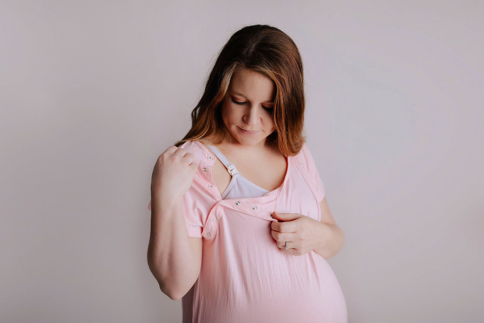 Light Pink Labor and Delivery Nursing Hospital Gown