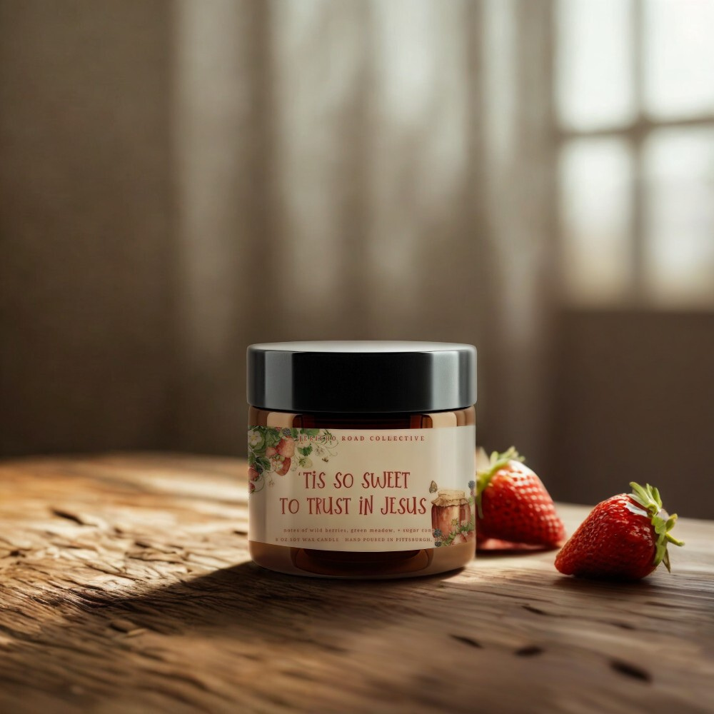 Tis' So Sweet To Trust In Jesus Soy Wax Candle