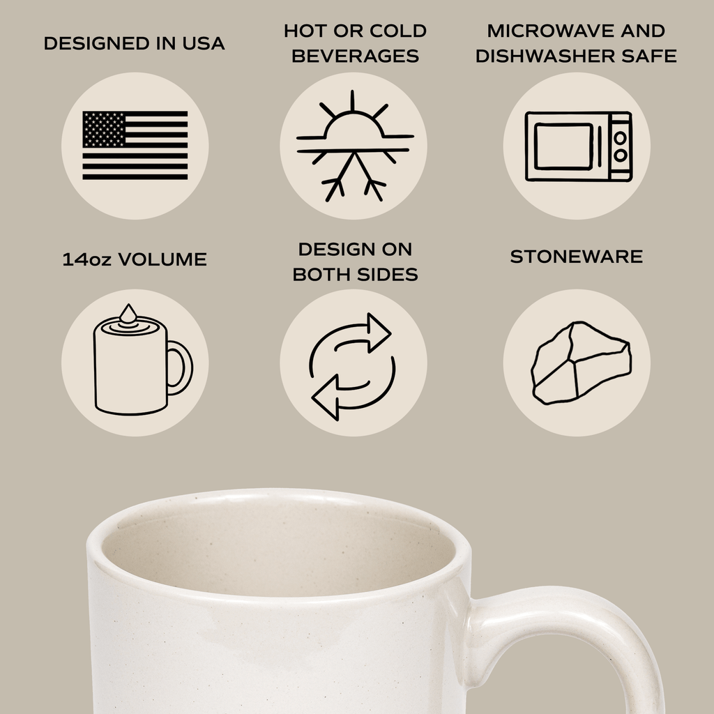 Best Mom Ever 14 oz Stoneware Coffee Mug